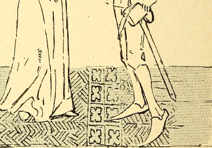 An illustration from Manuel d'archeologie francaise depuis les temps mérovingiens jusqu'à la renaissance .., 1902, leaf 141