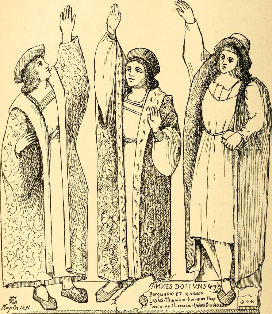 An illustration from Manuel d'archeologie francaise depuis les temps mérovingiens jusqu'à la renaissance .., 1902, leaf 149