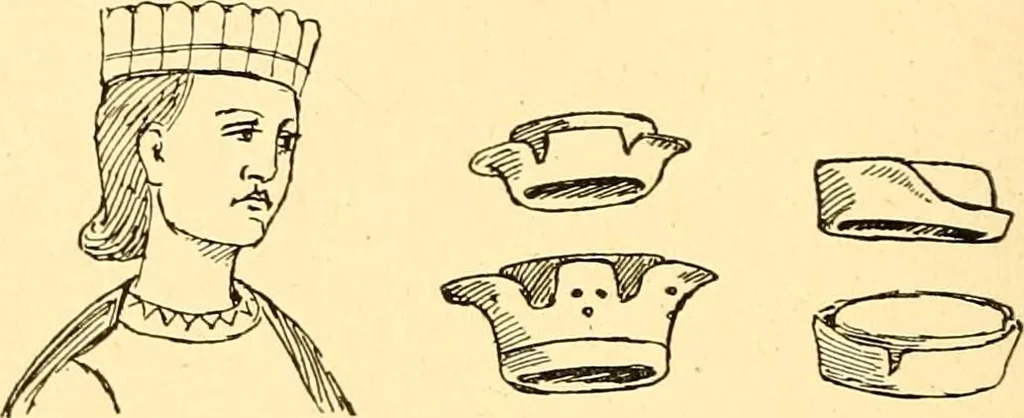 An illustration from Manuel d'archeologie francaise depuis les temps mérovingiens jusqu'à la renaissance .., 1902, leaf 179