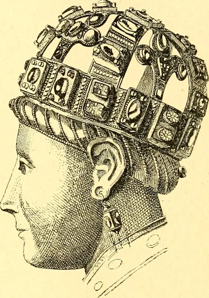 An illustration from Manuel d'archeologie francaise depuis les temps mérovingiens jusqu'à la renaissance .., 1902, leaf 212