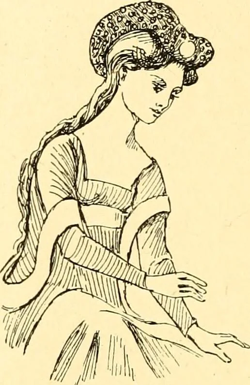 An illustration from Manuel d'archeologie francaise depuis les temps mérovingiens jusqu'à la renaissance .., 1902, leaf 221