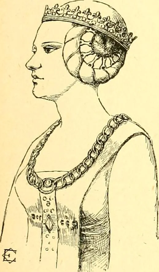 An illustration from Manuel d'archeologie francaise depuis les temps mérovingiens jusqu'à la renaissance .., 1902, leaf 226
