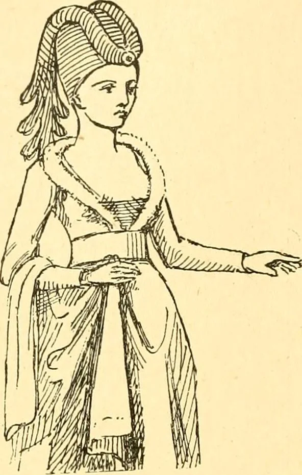 An illustration from Manuel d'archeologie francaise depuis les temps mérovingiens jusqu'à la renaissance .., 1902, leaf 235