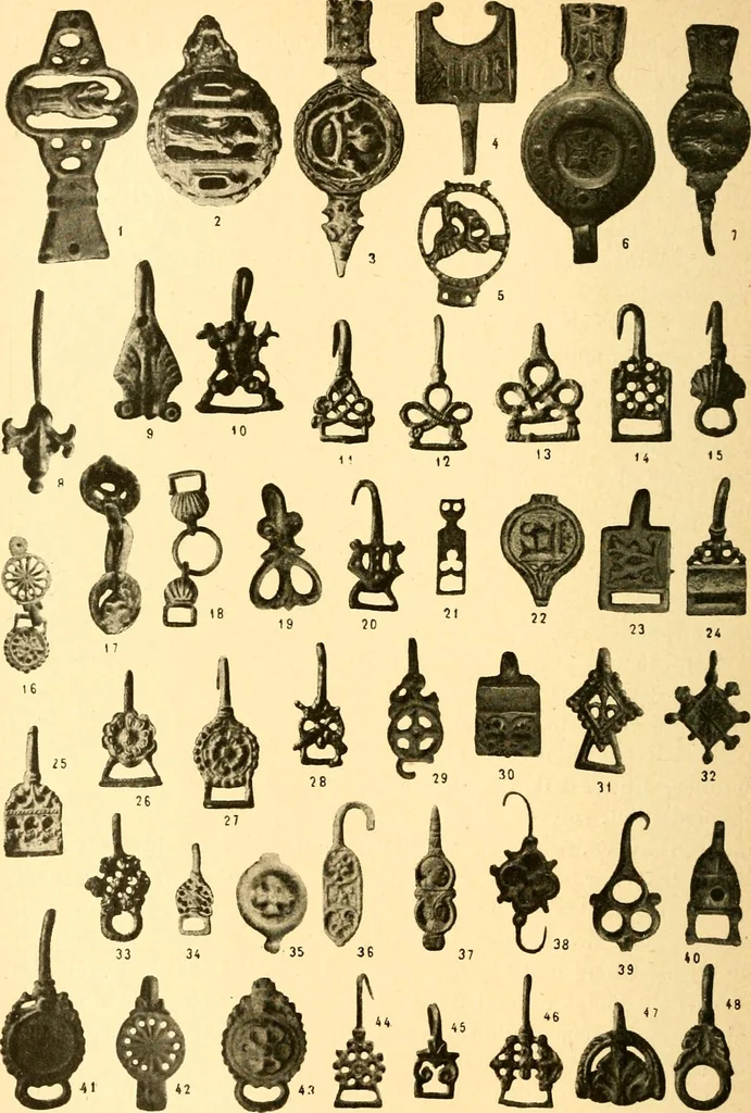 An illustration from Manuel d'archeologie francaise depuis les temps mérovingiens jusqu'à la renaissance .., 1902, leaf 277