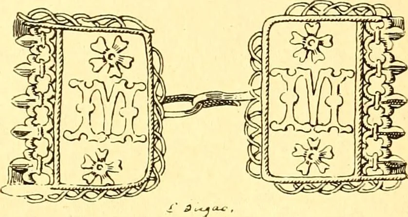 An illustration from Manuel d'archeologie francaise depuis les temps mérovingiens jusqu'à la renaissance .., 1902, leaf 280