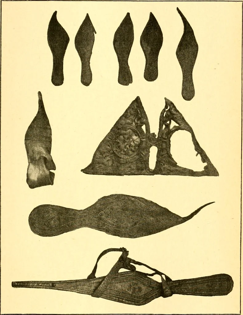 An illustration from Manuel d'archeologie francaise depuis les temps mérovingiens jusqu'à la renaissance .., 1902, leaf 302