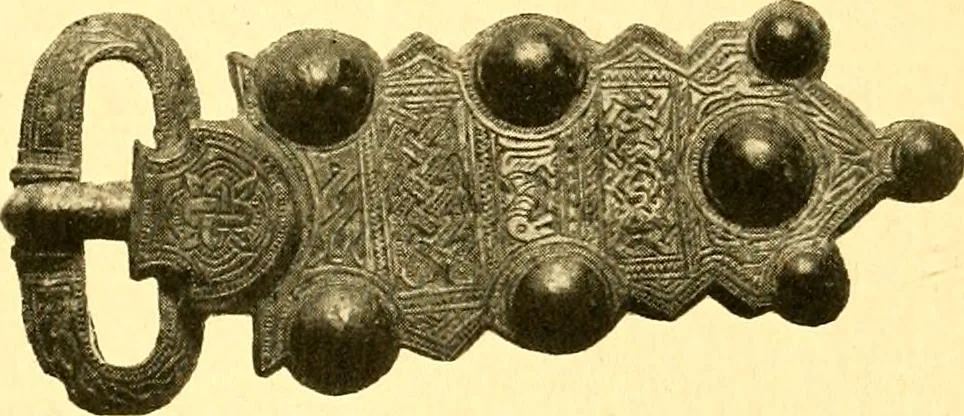 An illustration from Manuel d'archeologie francaise depuis les temps mérovingiens jusqu'à la renaissance .., 1902, leaf 308