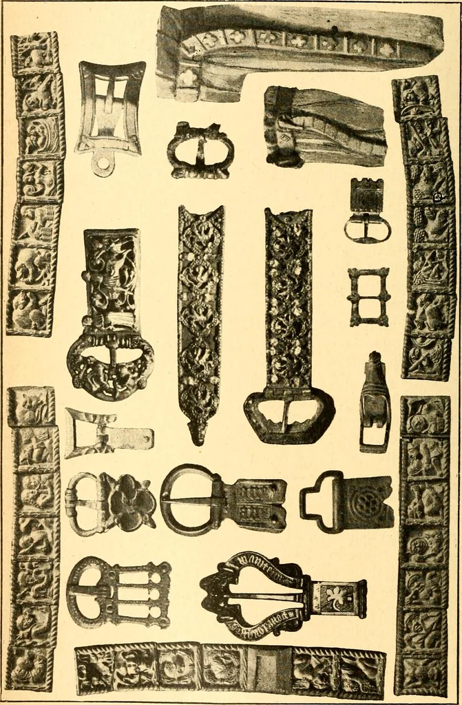 An illustration from Manuel d'archeologie francaise depuis les temps mérovingiens jusqu'à la renaissance .., 1902, leaf 311