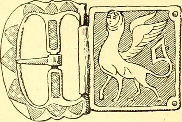 An illustration from Manuel d'archeologie francaise depuis les temps mérovingiens jusqu'à la renaissance .., 1902, leaf 314