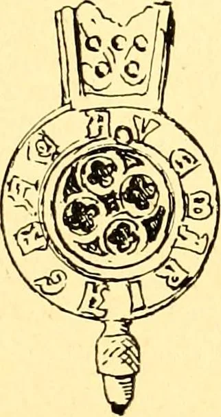 An illustration from Manuel d'archeologie francaise depuis les temps mérovingiens jusqu'à la renaissance .., 1902, leaf 320