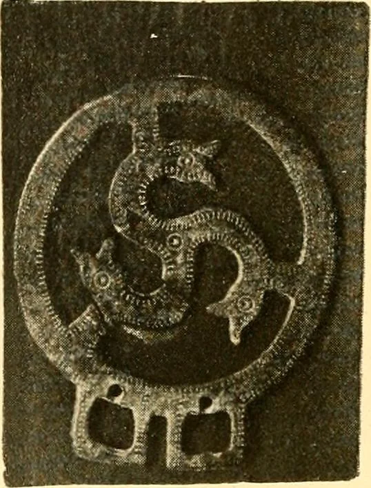 An illustration from Manuel d'archeologie francaise depuis les temps mérovingiens jusqu'à la renaissance .., 1902, leaf 321