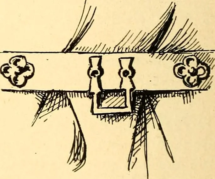 An illustration from Manuel d'archeologie francaise depuis les temps mérovingiens jusqu'à la renaissance .., 1902, leaf 321