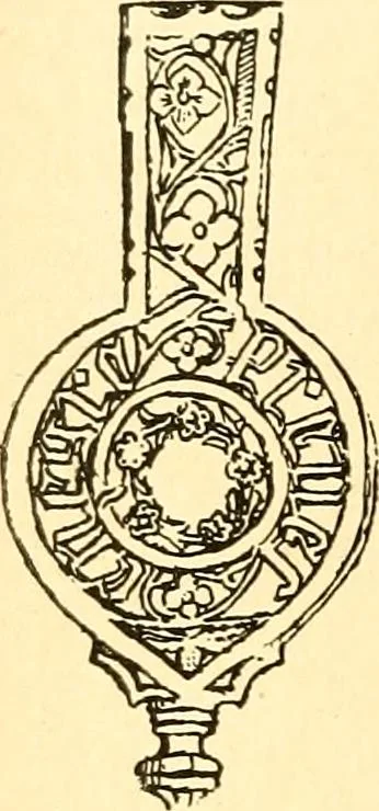 An illustration from Manuel d'archeologie francaise depuis les temps mérovingiens jusqu'à la renaissance .., 1902, leaf 325