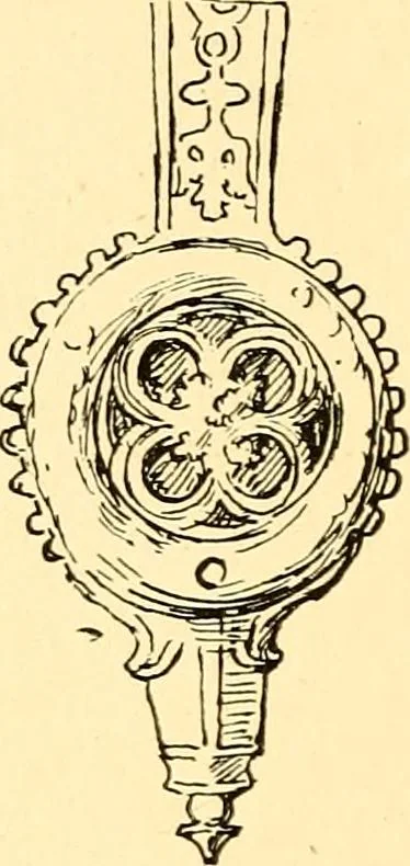 An illustration from Manuel d'archeologie francaise depuis les temps mérovingiens jusqu'à la renaissance .., 1902, leaf 325