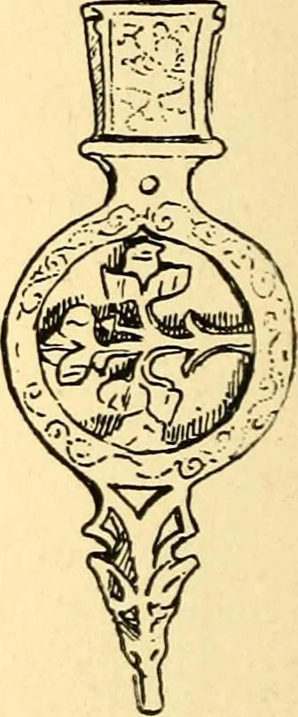 An illustration from Manuel d'archeologie francaise depuis les temps mérovingiens jusqu'à la renaissance .., 1902, leaf 325