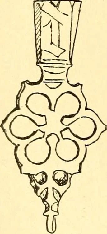 An illustration from Manuel d'archeologie francaise depuis les temps mérovingiens jusqu'à la renaissance .., 1902, leaf 325