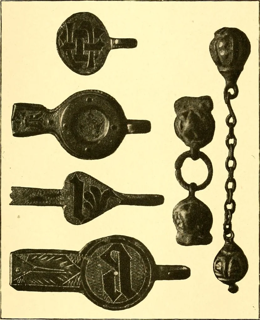 An illustration from Manuel d'archeologie francaise depuis les temps mérovingiens jusqu'à la renaissance .., 1902, leaf 326