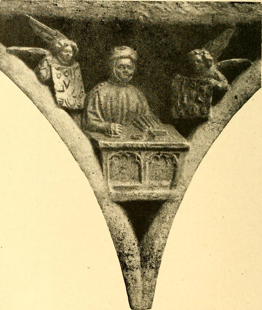 An illustration from Manuel d'archeologie francaise depuis les temps mérovingiens jusqu'à la renaissance .., 1902, leaf 335