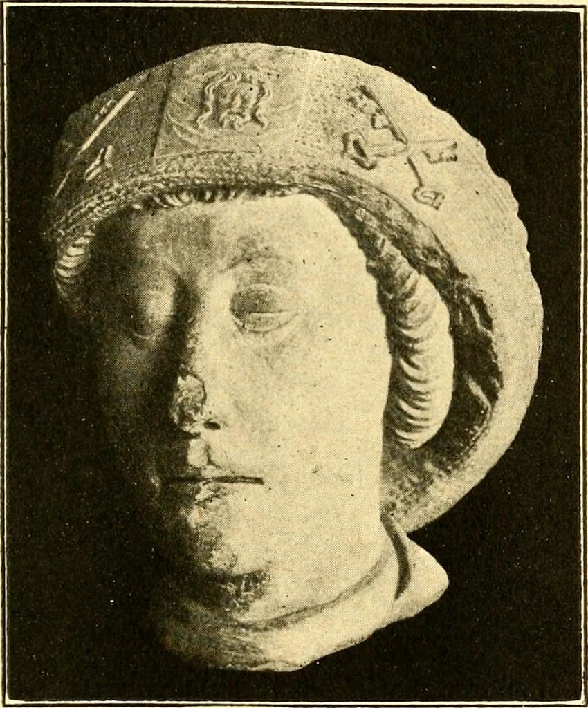 An illustration from Manuel d'archeologie francaise depuis les temps mérovingiens jusqu'à la renaissance .., 1902, leaf 336