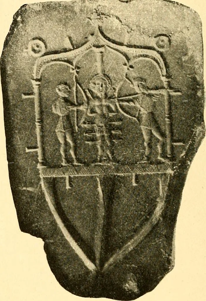 An illustration from Manuel d'archeologie francaise depuis les temps mérovingiens jusqu'à la renaissance .., 1902, leaf 337