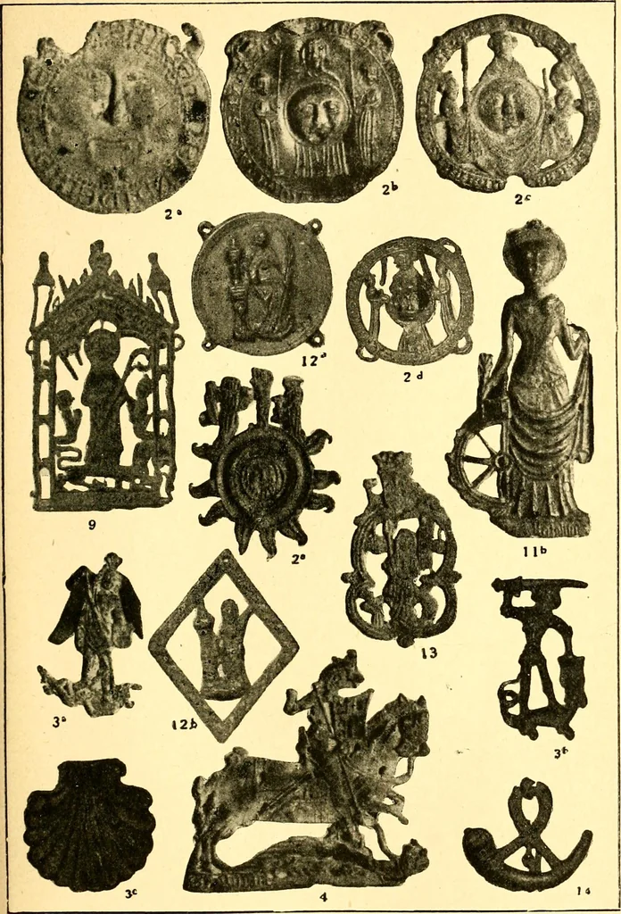 An illustration from Manuel d'archeologie francaise depuis les temps mérovingiens jusqu'à la renaissance .., 1902, leaf 342