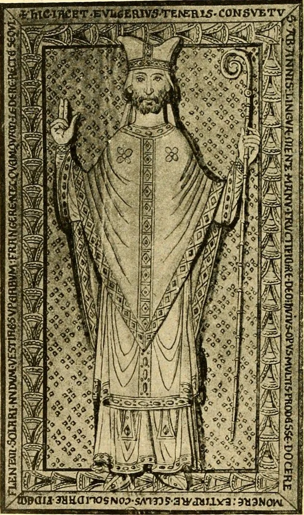 An illustration from Manuel d'archeologie francaise depuis les temps mérovingiens jusqu'à la renaissance .., 1902, leaf 375