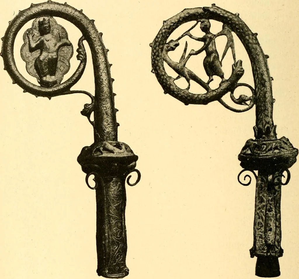 An illustration from Manuel d'archeologie francaise depuis les temps mérovingiens jusqu'à la renaissance .., 1902, leaf 393
