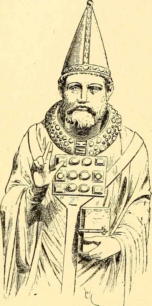 An illustration from Manuel d'archeologie francaise depuis les temps mérovingiens jusqu'à la renaissance .., 1902, leaf 409
