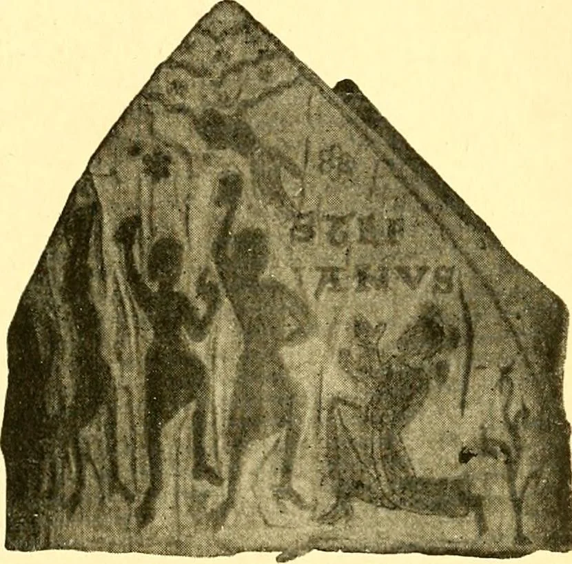 An illustration from Manuel d'archeologie francaise depuis les temps mérovingiens jusqu'à la renaissance .., 1902, leaf 414