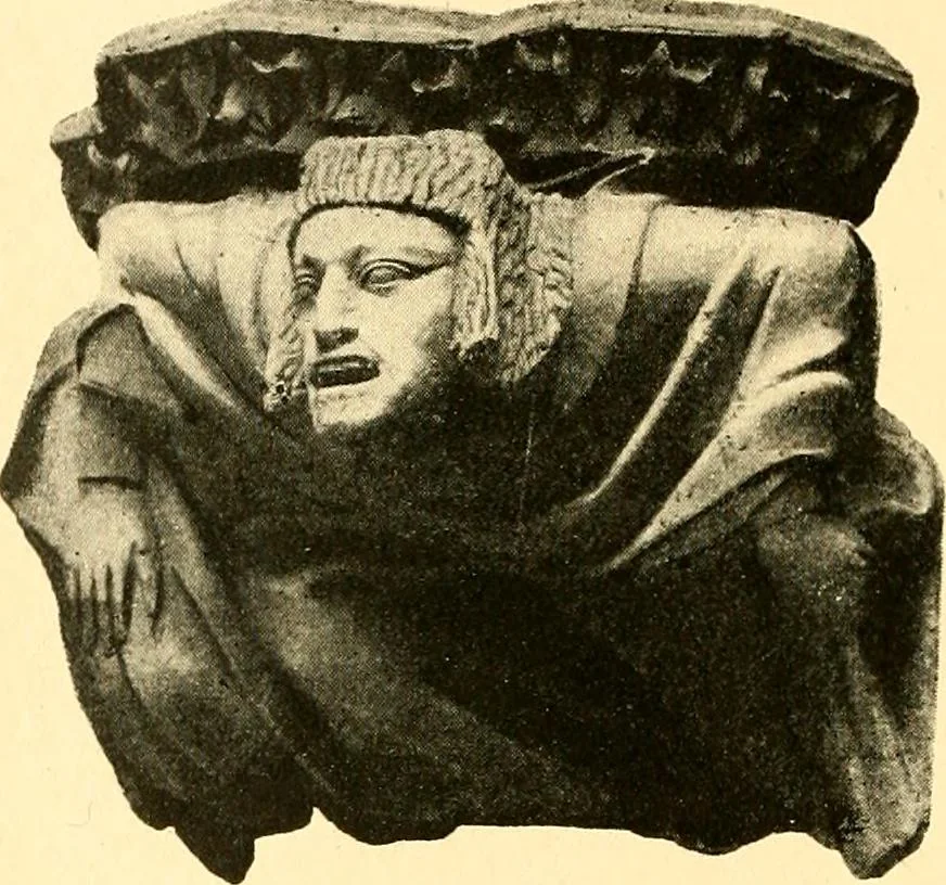 An illustration from Manuel d'archeologie francaise depuis les temps mérovingiens jusqu'à la renaissance .., 1902, leaf 417