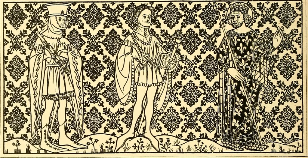 An illustration from Manuel d'archeologie francaise depuis les temps mérovingiens jusqu'à la renaissance .., 1902, leaf 425
