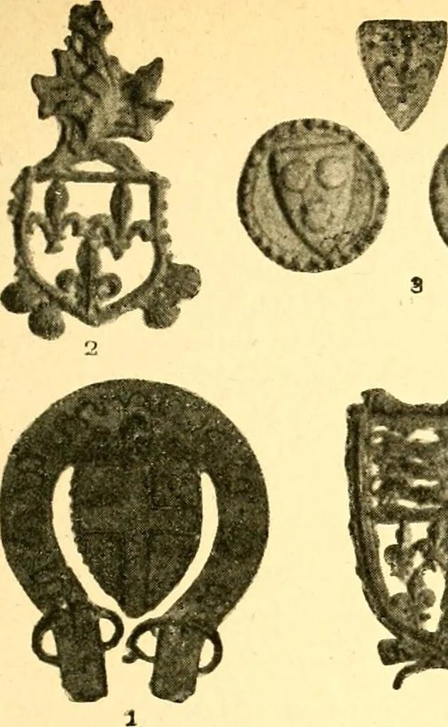 An illustration from Manuel d'archeologie francaise depuis les temps mérovingiens jusqu'à la renaissance .., 1902, leaf 438