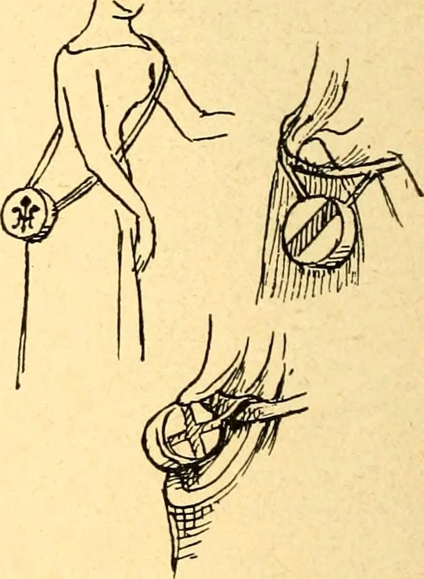 An illustration from Manuel d'archeologie francaise depuis les temps mérovingiens jusqu'à la renaissance .., 1902, leaf 453