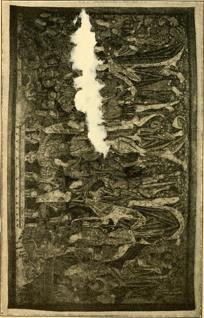 An illustration from Manuel d'archeologie francaise depuis les temps mérovingiens jusqu'à la renaissance .., 1902, leaf 465