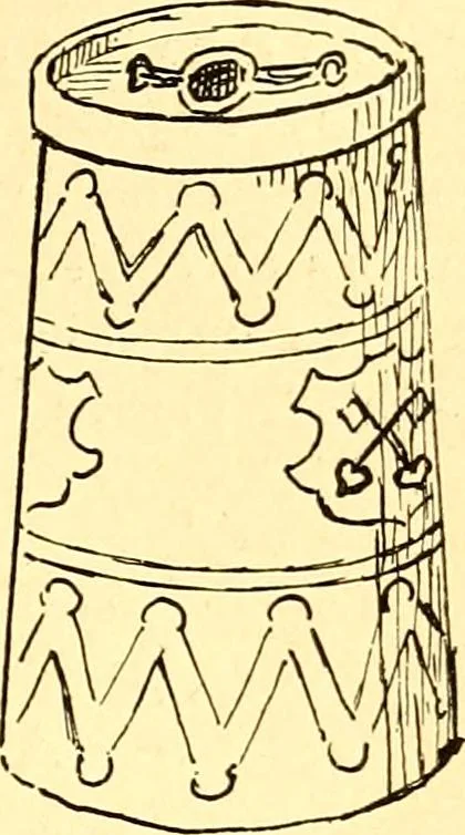 An illustration from Manuel d'archeologie francaise depuis les temps mérovingiens jusqu'à la renaissance .., 1902, leaf 476