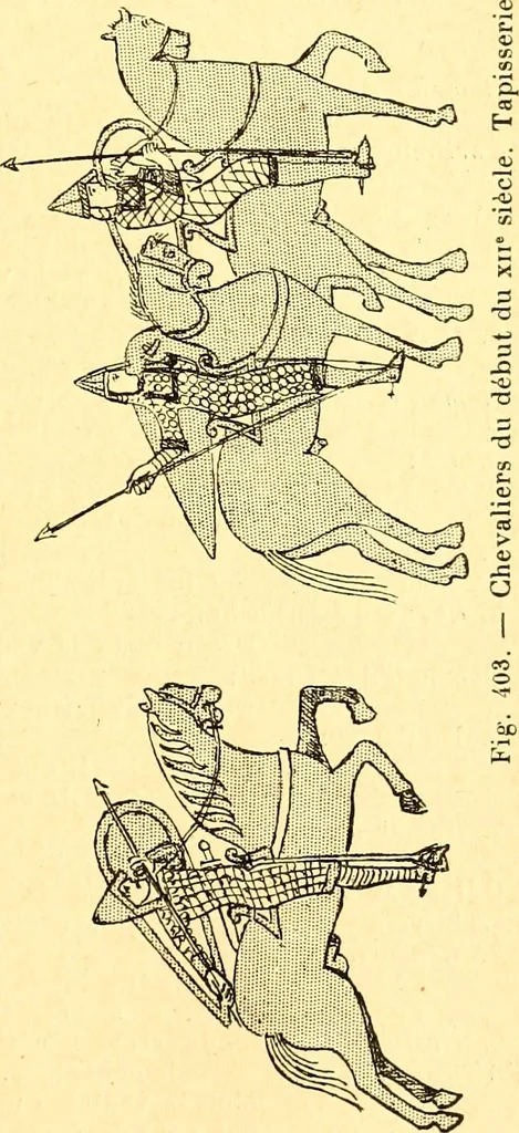 An illustration from Manuel d'archeologie francaise depuis les temps mérovingiens jusqu'à la renaissance .., 1902, leaf 488