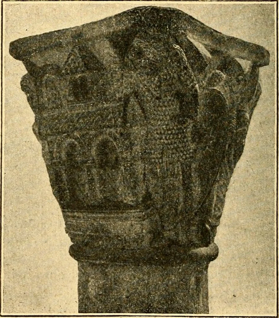 An illustration from Manuel d'archeologie francaise depuis les temps mérovingiens jusqu'à la renaissance .., 1902, leaf 493