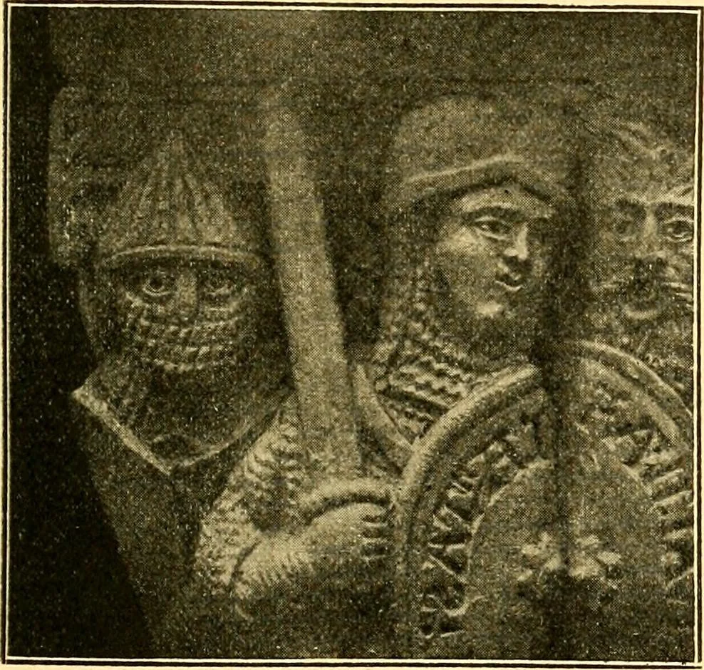 An illustration from Manuel d'archeologie francaise depuis les temps mérovingiens jusqu'à la renaissance .., 1902, leaf 496