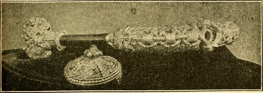 An illustration from Manuel d'archeologie francaise depuis les temps mérovingiens jusqu'à la renaissance .., 1902, leaf 498