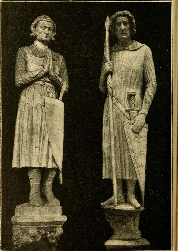 An illustration from Manuel d'archeologie francaise depuis les temps mérovingiens jusqu'à la renaissance .., 1902, leaf 503