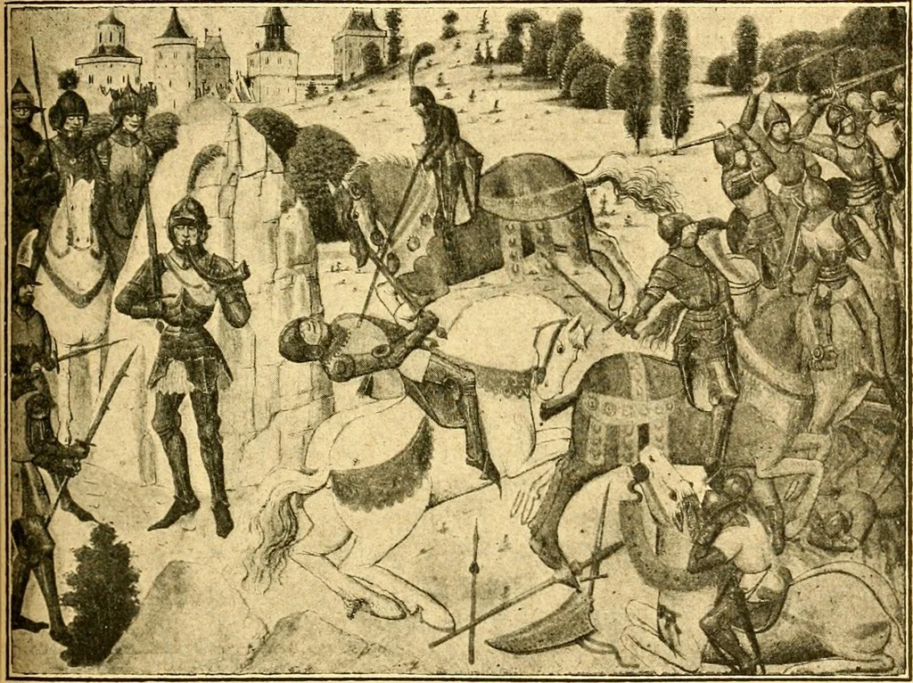 An illustration from Manuel d'archeologie francaise depuis les temps mérovingiens jusqu'à la renaissance .., 1902, leaf 540