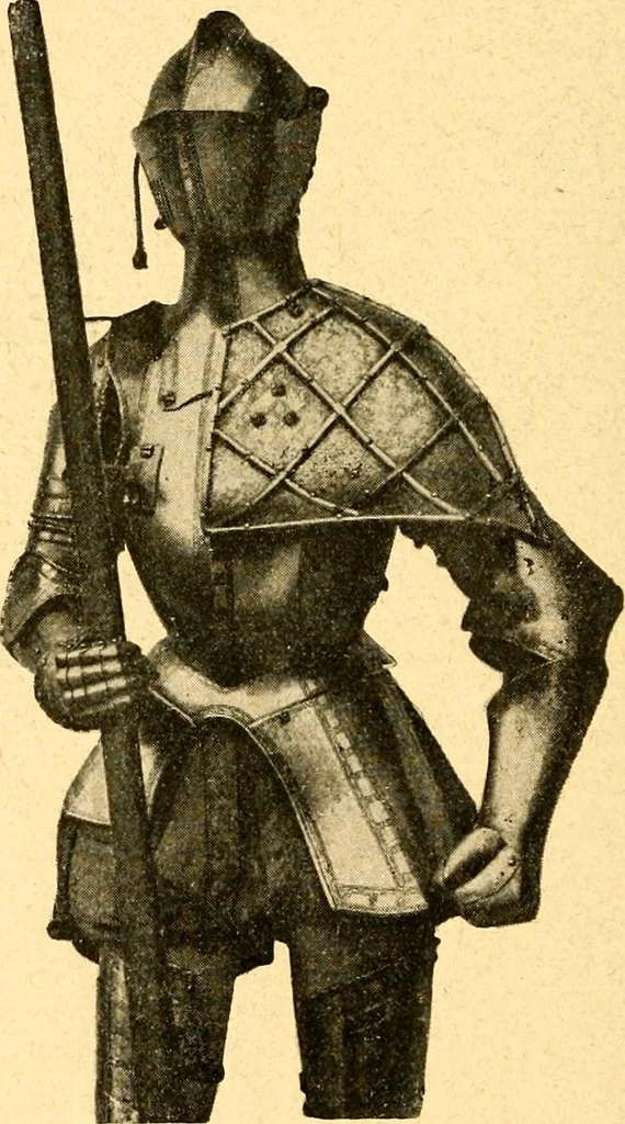 An illustration from Manuel d'archeologie francaise depuis les temps mérovingiens jusqu'à la renaissance .., 1902, leaf 553