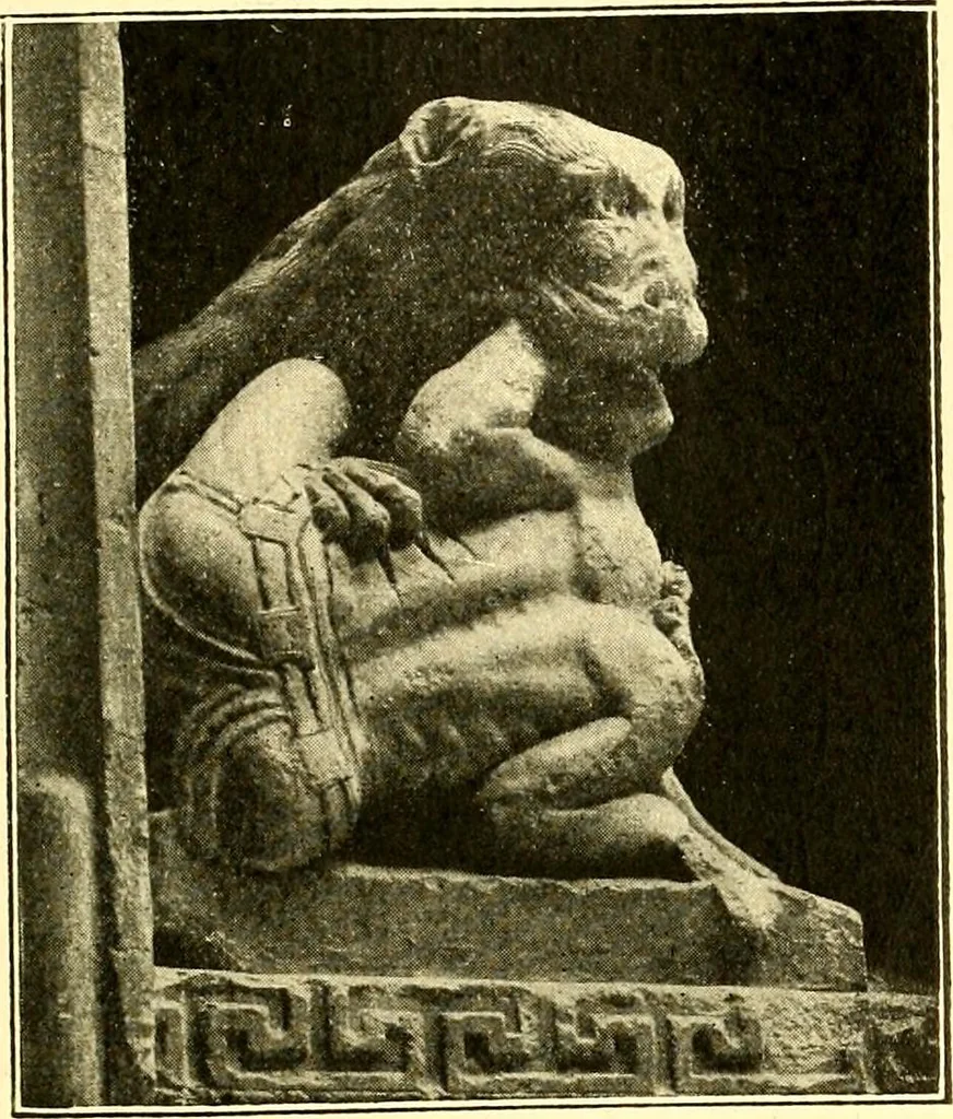 An illustration from Manuel d'archeologie francaise depuis les temps mérovingiens jusqu'à la renaissance .., 1902, leaf 62