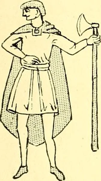 An illustration from Manuel d'archeologie francaise depuis les temps mérovingiens jusqu'à la renaissance .., 1902, leaf 64