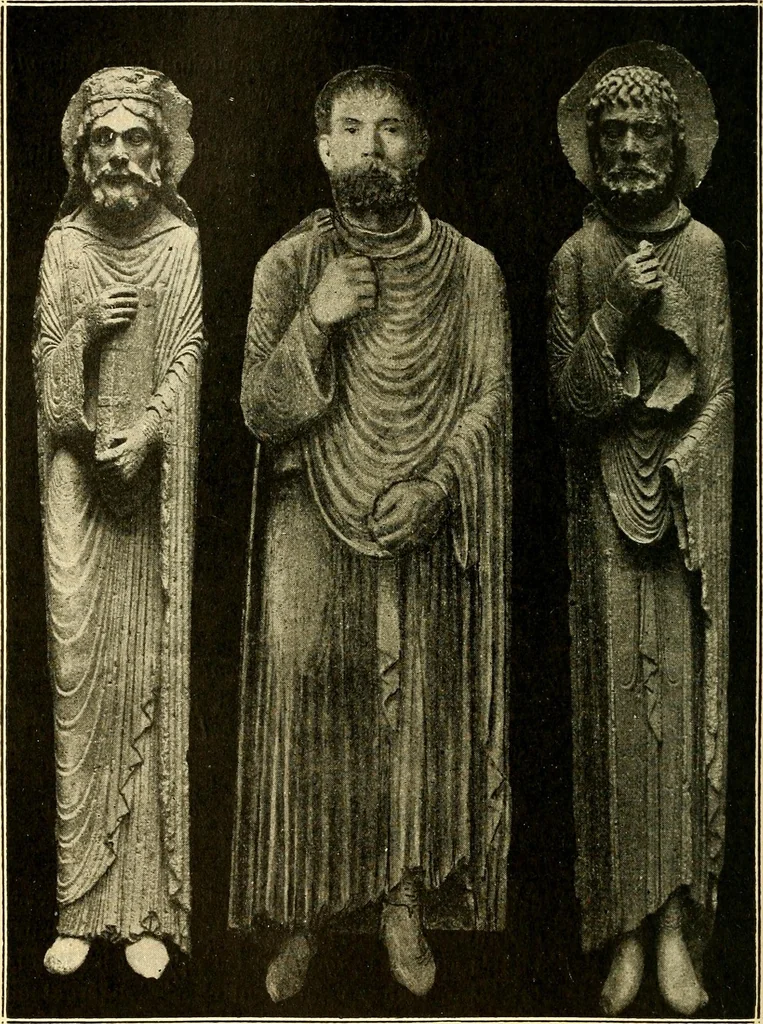 An illustration from Manuel d'archeologie francaise depuis les temps mérovingiens jusqu'à la renaissance .., 1902, leaf 65