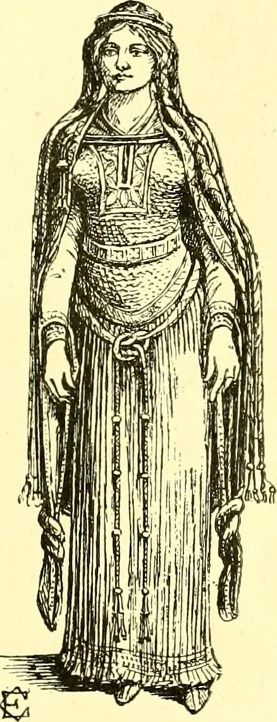An illustration from Manuel d'archeologie francaise depuis les temps mérovingiens jusqu'à la renaissance .., 1902, leaf 68