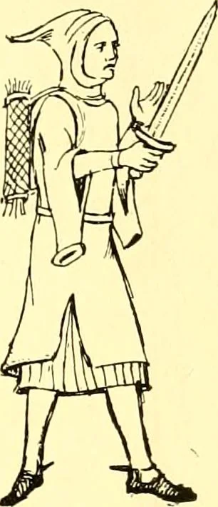 An illustration from Manuel d'archeologie francaise depuis les temps mérovingiens jusqu'à la renaissance .., 1902, leaf 84