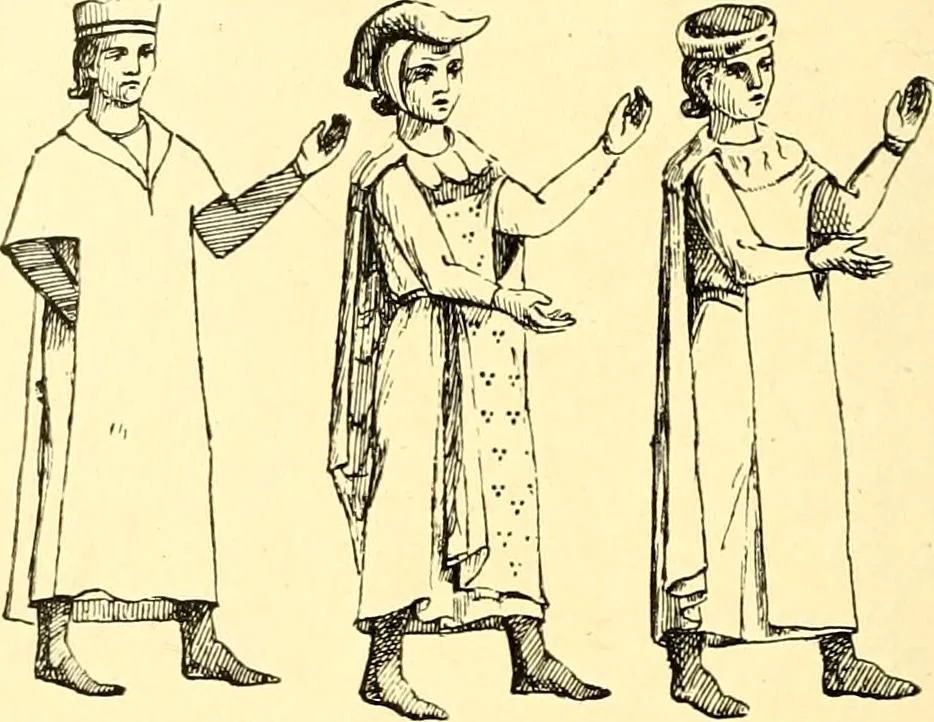 An illustration from Manuel d'archeologie francaise depuis les temps mérovingiens jusqu'à la renaissance .., 1902, leaf 85