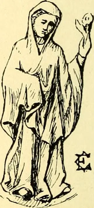 An illustration from Manuel d'archeologie francaise depuis les temps mérovingiens jusqu'à la renaissance .., 1902, leaf 97