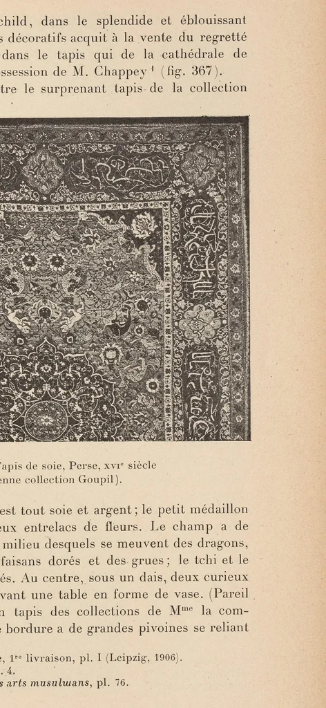An illustration from Manuel d'art musulman, 1907, leaf 529